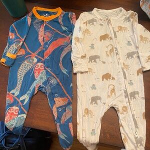 Kickee Pants and Angel Dear footed PJs